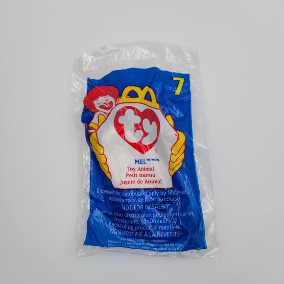 Mel The Koala #7 McDonald’s Toy Retired 1998 New Sealed TY Teenie Beanie Babies - Picture 2 of 7
